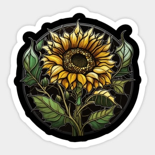 Cute Vacations Floral Summer Holidays Sunflower Sticker